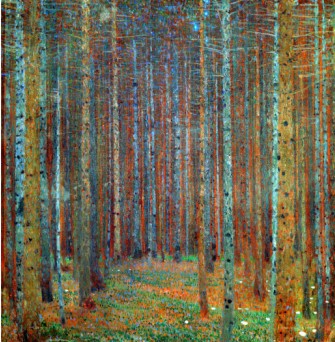 Tannenwald Pine Forest, 1902 - Gustav Klimt Painting